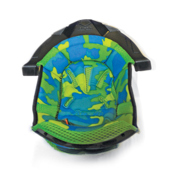 AIROH Airoh Centre Pads Twist Yellow/Blue